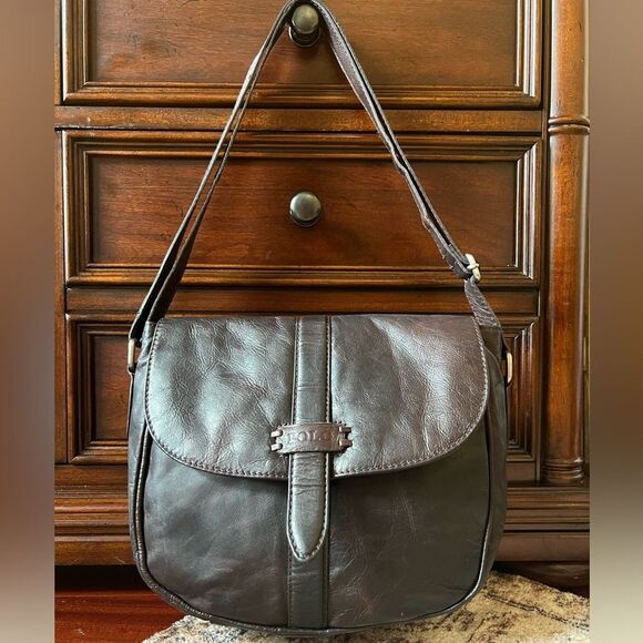 Polo Leather Shoulder / Crossbody Bag - Picture 1 of 10